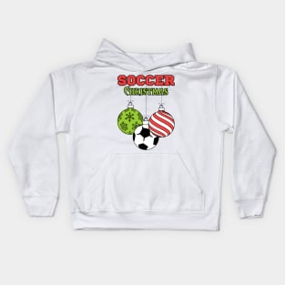 Soccer Christmas Kids Hoodie